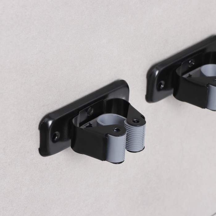 Держатель для швабр Доляна, 2 шт, 8,5&times;3&times;4,5 см