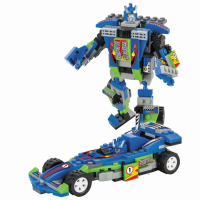 Конструктор-трансформер &laquo;Спорткар&raquo;, 129 деталей, цвета МИКС