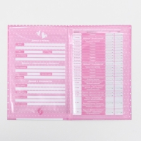 Папка для медицинского полиса "Мишка" для девочки, 17,5 х 11,3 см Папка для медицинского полиса "Мишка" для девочки, 17,5 х 11,3 см