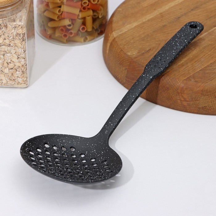 Шумовка Доляна &laquo;Мрамор&raquo;, 33 см