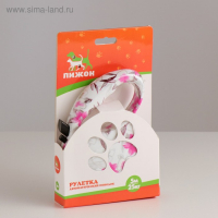 Рулетка "Лапа", 5 м, до 35 кг, принт цветы Рулетка "Лапа", 5 м, до 35 кг, принт цветы