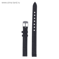 Ремешок для часов, 10 мм, чёрная чешуйка