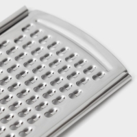 Тёрка для сыра мелкая Доляна Fargo, 23,5&times;5&times;2 см, с ручкой, цвет серебристый