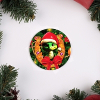 Набор "Золотая подкова", подставка под горячее и 2 подстаканника, D-20,5 см