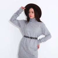 Ремень женский, ширина 2,4 см, пряжка металл, люверсы, цвет чёрный Ремень женский, ширина 2,4 см, пряжка металл, люверсы, цвет чёрный