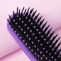 Расчёска массажная, 4 &times; 20 см, цвет МИКС