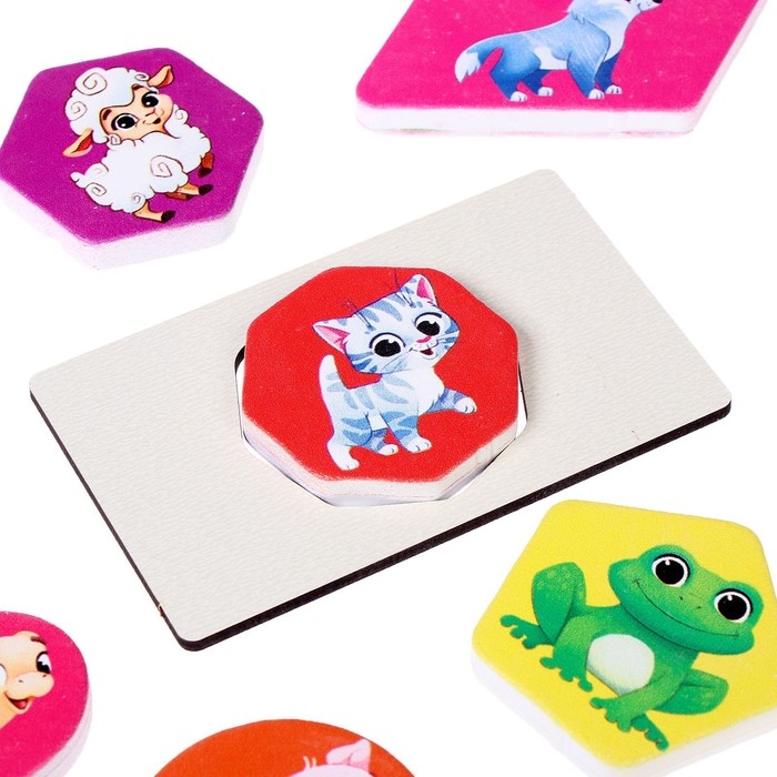 Досочки Сегена &laquo;Учим животных&raquo;, 30 деталей