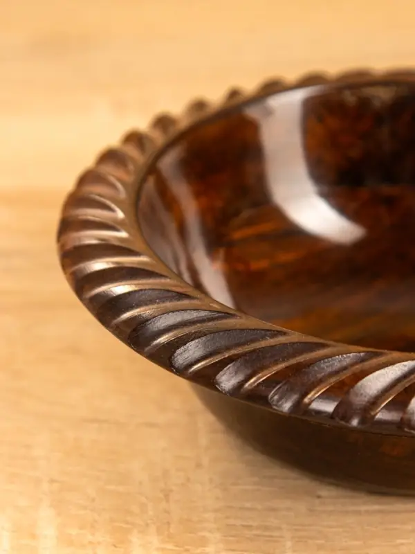 Чаша "Тарталетка" 16х16х5 см, дерево шишам