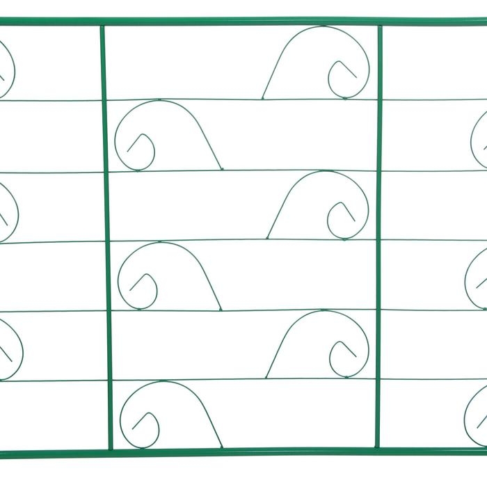 Арка садовая, 180 &times; 150 &times; 50 см, для вьющихся растений, металлическая, зелёная, &laquo;Беседка&raquo;