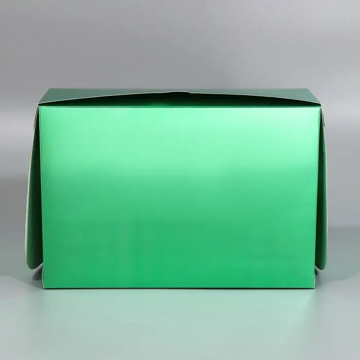 Коробка для капкейков, кондитерская упаковка с окном, 6 ячеек &laquo;Светло-зеленая&raquo;, 25 х 17 х 10 см