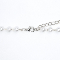 Кулон с жемчугом &laquo;Сердце&raquo; макси цвет серебро, 40см