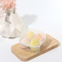 Спонжи для макияжа, набор - 4 шт, увеличиваются при намокании, цвет жёлтый Спонжи для макияжа, набор - 4 шт, увеличиваются при намокании, цвет жёлтый