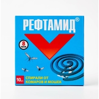 Cпирали от комаров "Рефтамид", 10 шт Cпирали от комаров "Рефтамид", 10 шт