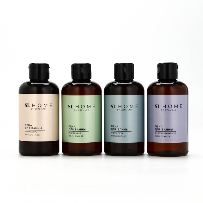 Пена для ванны URAL LAB, 300 мл, аромат винограда и белого ириса Пена для ванны URAL LAB, 300 мл, аромат винограда и белого ириса