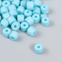 Бусины для творчества пластик цилиндр "Цвет неба" набор 20 гр 0,6х0,6х0,5 см