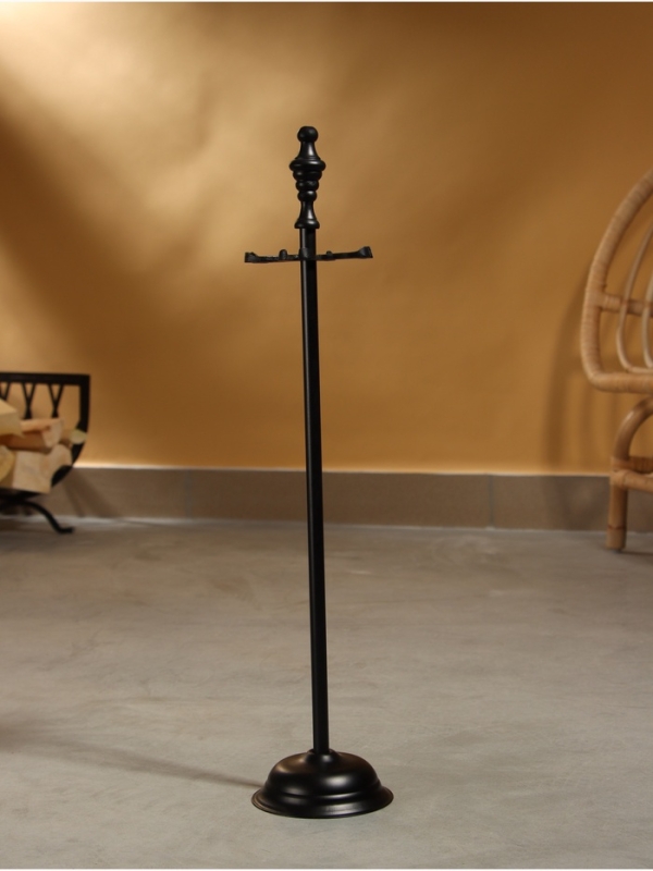 Каминный набор "Тепло" сталь, 4 предмета, 12х12х54 см