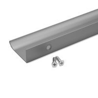 Ручка торцевая CAPPIO RT002, L=250 мм, м/о 192 мм, цвет серый