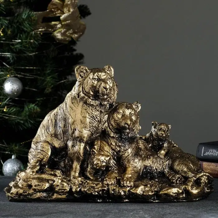 Копилка "Семья тигров" 42х26см