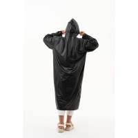 Дождевик взрослый плащ &laquo;На крыльях счастья&raquo;, размер универсальный, размер 42-48, 60 х 110 см, цвет чёрный