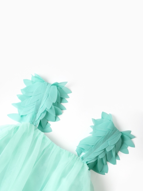 Платье для девочки MINAKU: PartyDress цв. мятный, рост 134 см