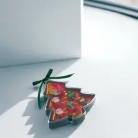 Кольца детские набор 5 шт "Выбражулька" в форме елки, форма МИКС, цвет МИКС, б-р