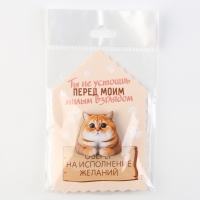 Значок талисман &laquo;Ты не устоишь&raquo;, 3,3 х 3,3 см.