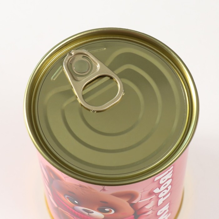 Подарочные носки в банке &laquo;Для тебя!&raquo;, (внутри носки женские, цвет белый)