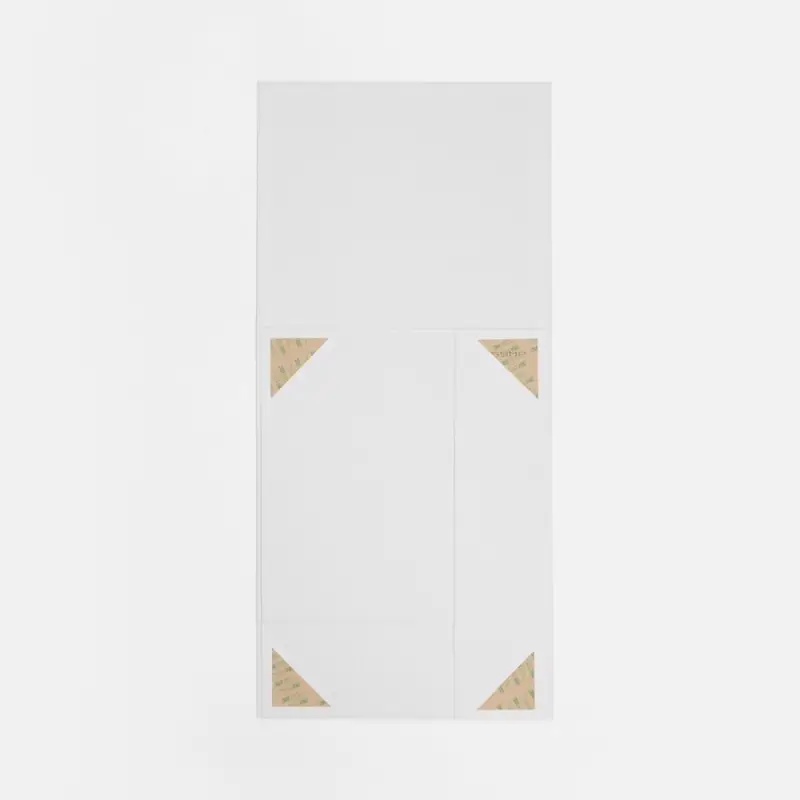 Коробка складная Quadra Fold, белая