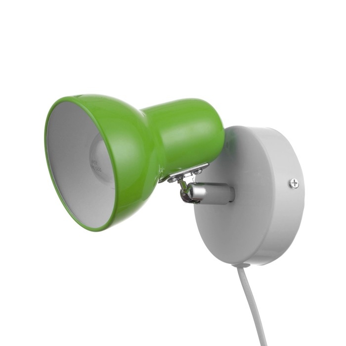Бра с проводом Бра с проводом "Севантос" Е27 40Вт зеленый 9х9х14 см