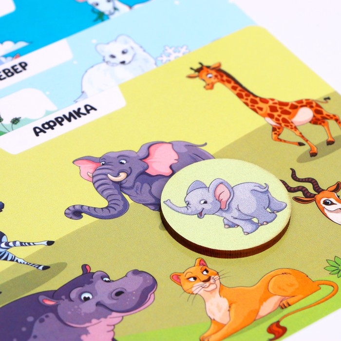 Лото &laquo;Детёныши и мамы&raquo;