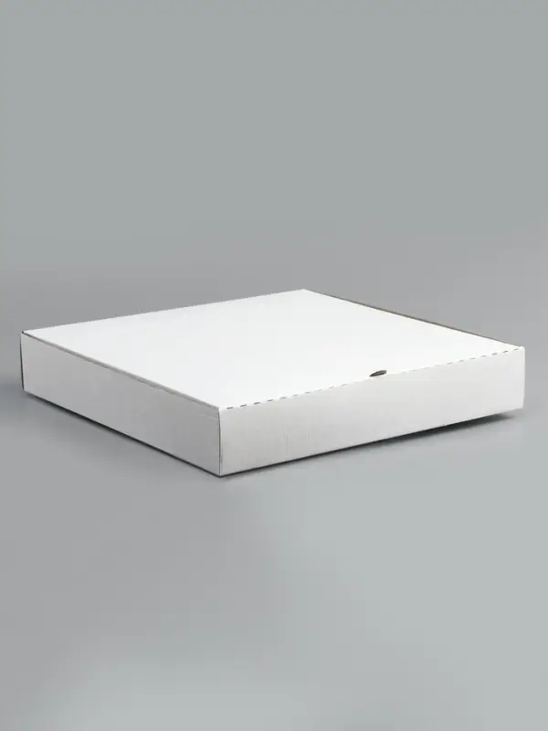Упаковка для пиццы, белая, 36 х 36 х 6 см