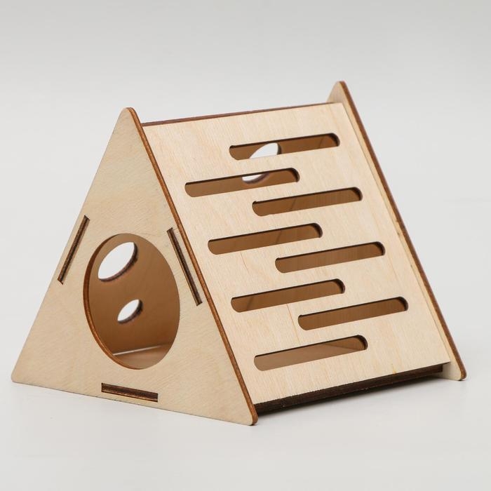 Домик для грызунов Домик для грызунов "Сыр", 12,5 х 11,5 х 11 см