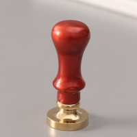 Печать для сургуча с пластиковой ручкой "Классика цифра 4" 2,5х2,5х6,3 см