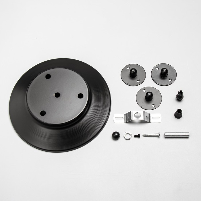 Комплект для светильника "Паук-3" черный 20х20х4см