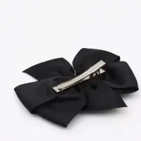 Бант для волос на заколке чёрный, Принцессы