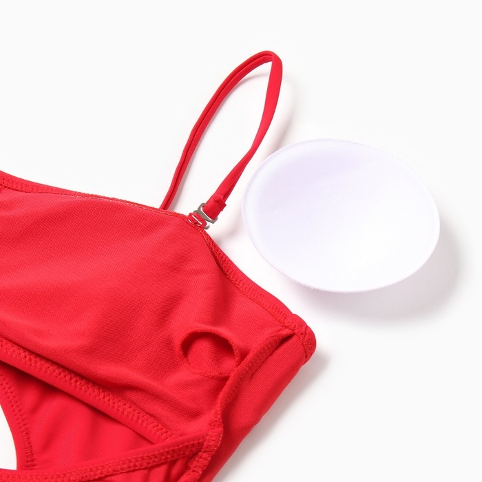 Купальник слитный женский MINAKU цвет красный, размер 42