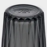 Стакан высокий "Мистерия" графит 280 мл