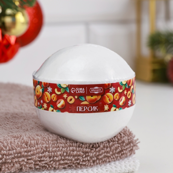 Набор 2 бомбочки Набор 2 бомбочки "Роза, Персик" и 2 мыла "Апельсин-Корица-Кофе, Брусника"