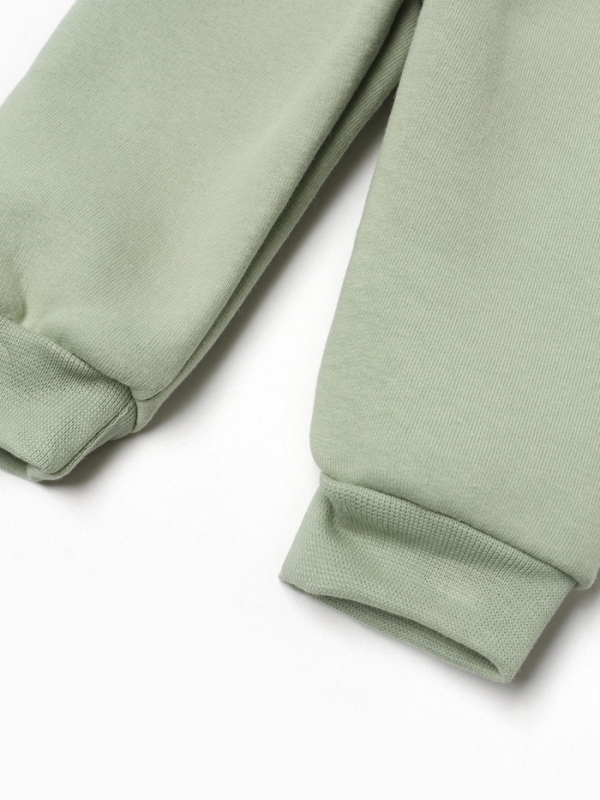 Костюм: толстовка и брюки Крошка Я Dino, рост 86-92, зеленый