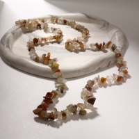 Бусины на нити крошка &laquo;Агат&raquo;, 80см