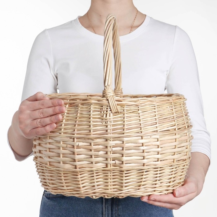 Корзина &laquo;Грибная&raquo;, №2, 34&times;28&times;37 см, 10 л, ручное плетение, лоза