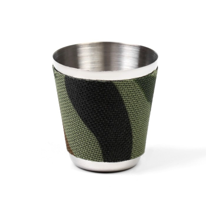 Подарочный набор 5 в 1 Подарочный набор 5 в 1 "Хаки": фляжка 270 мл, ручка, брелок, 2 стопки