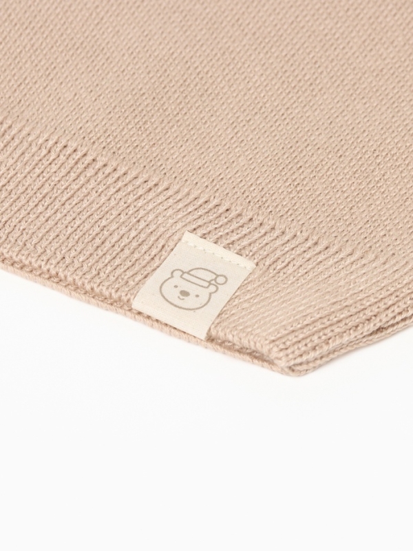 Джемпер вязаный новогодний Крошка Я "Еловые веточки" рост 68-74 см, цвет бежевый