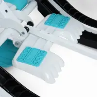 Снегокат &laquo;Тимка спорт 6Д&raquo; с забавными медвежатами, с двумя спинками, с родительской ручкой, бирюзовый, ТС6Д/ЗМ Nika