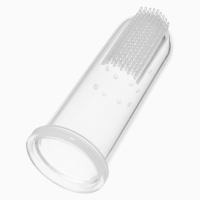 Прорезыватель - массажер детский в контейнере, 3 в 1, на палец, силиконовый от 3 мес.