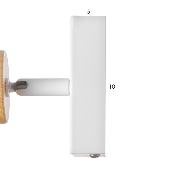 Спот "Идиго" 1x25Вт GU10  Белый, дерево 10х17х16см