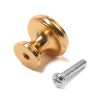 Ручка-кнопка CAPPIO PK321, d=24 мм, цвет золото, 8 шт.