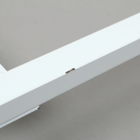 Корзина-накопитель складная, на колесах, 1 полка, 60&times;60&times;80 см, цвет белый