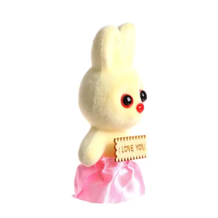 Ёлочная игрушка - подвеска из пенопласта &laquo;Зайка&raquo;, с табличкой