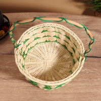 Корзина плетеная 22x22x30 см, ротанг